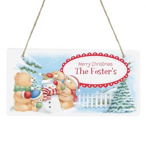 Personalised Forever Friends Christmas Plaque £13.99